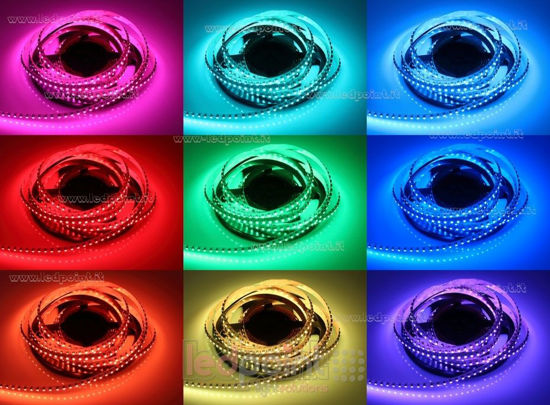 Image de Ruban led RGB 5m 120leds/m 3535 24V 28,8W/m