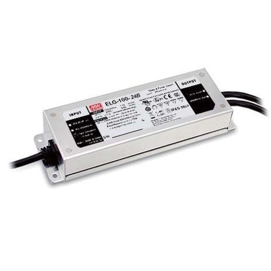 Image de Transformateur 100W 24V IP67 avec entrée (0~10Vdc, PWM ou résistance) IP67 Mean Well