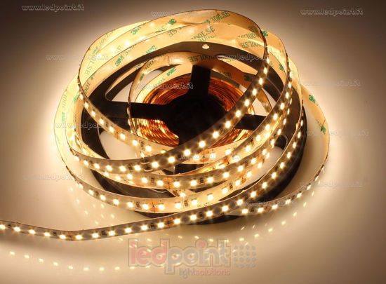 Image de Ruban led 5m blanc chaud 2900-3100K 2835 120led/m 24V 14,4W/m