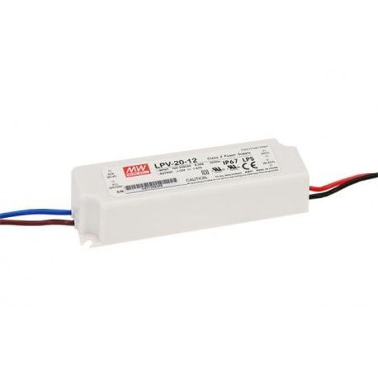Image de Transformateur 20W 12V IP67 Mean Well