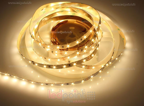 Image de Ruban led Blanc chaud 5m 2900-3000K 60leds/m Honglitronic 2835 24V 14,4W/m