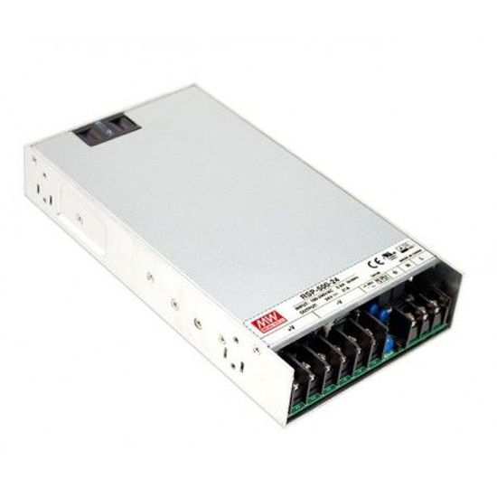 Image de Transformateur Mean Well en boîte 500W 24V (RSP-500-24)