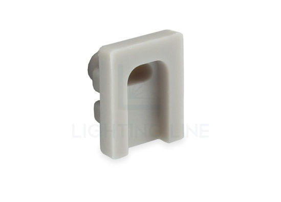 Image de Embout en silicone gris pour profilé en aluminium SL03-02, SL13-02 et RE09-02