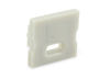 Image de Embout gris avec trou pour câble d'alimentation pour profilé en aluminium SL05-03