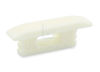 Image de Embout blanc avec trou pour câble d'alimentation pour profil en aluminium encastré RE01-03