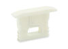 Image de Embout blanc avec trou pour câble d'alimentation pour profil en aluminium encastré RE02-03