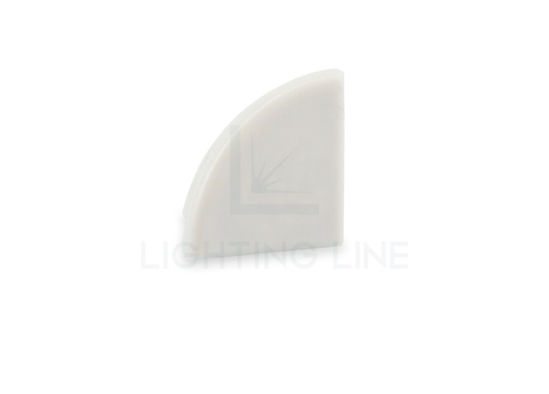 Image de Embout rond gris pour profilé angulaire (AN02-08 et AN03-08)
