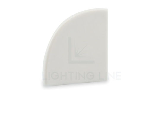 Image de Embout rond gris pour profilé angulaire (AN04-09 et AN05-09)