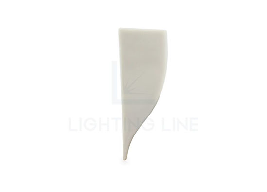 Image de Embout gris gauche pour profilé en aluminium pour installation murale WL01-03