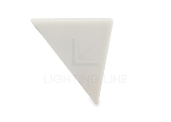 Image de Embout gris droit pour profilé en aluminium pour installation murale WL02-03