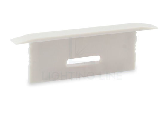 Image de Embout gris bas pour profilé en aluminium encastrable RE04-07