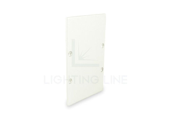 Image de Embout en aluminium blanc pour profilé en aluminium CL02-07