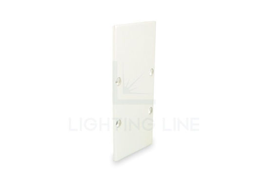 Image de Embout en aluminium blanc pour profilé en aluminium CL01-06