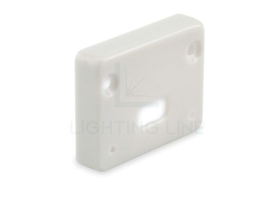 Image de Embout gris en plastique avec passe-câble pour profilé SL10-13
