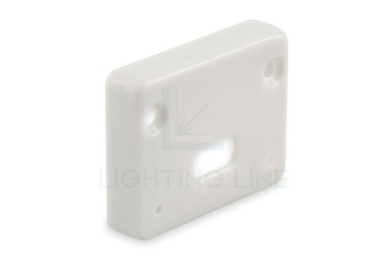 Image de Embout gris en plastique avec passe-câble pour profilé SL10-13