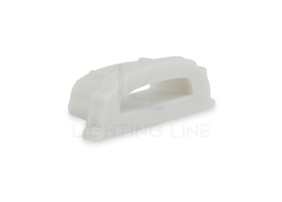 Image de Embout gris en plastique avec passe-câble pour profilé pliable SL04-04