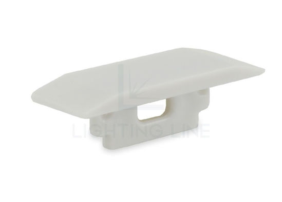 Image de Embout gris en plastique avec passe-câble pour profilé RE07-12