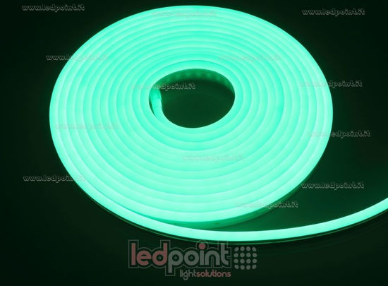 Image de Led Neon Flex 6mm vert 2835 12V 9,6W 120led/m IP65 5m
