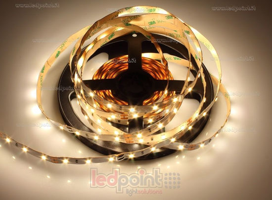 Image de Ruban led Blanc chaud 5m 3000k 3step 2835 60led/m 12V 4,8W/m