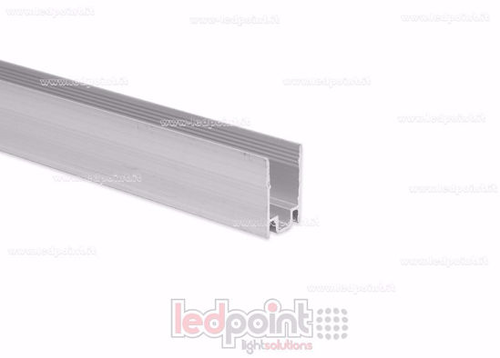 Image de Barre de fixation en aluminium, 1m, pour Led Neon Flex 8mm