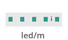 Image de la catégorie Rubans Led par led/m