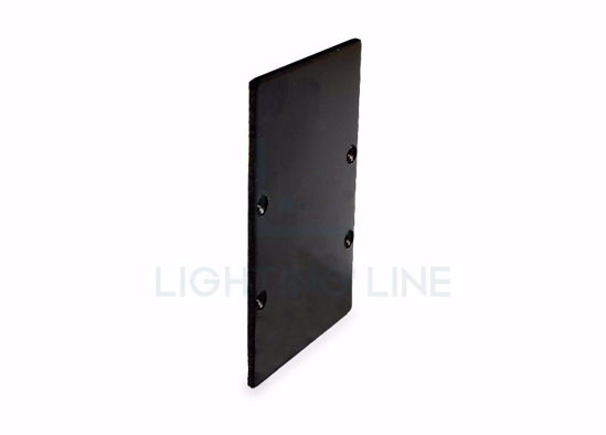 Image de Embout en aluminium noir pour profilé en aluminium CL02-07