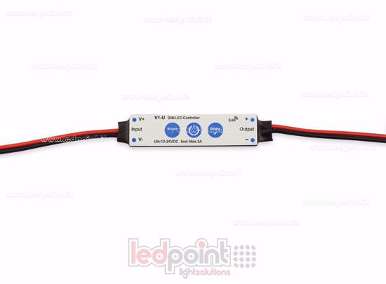 Image de Récepteur variateur mini monochromatique 12/24V, 1ch 3A/CH