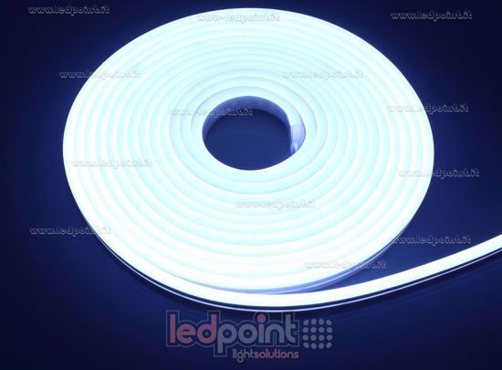 Image de Led Neon Flex 6mm blanc froid 2835 12V 9,6W 120led/m IP65 50m