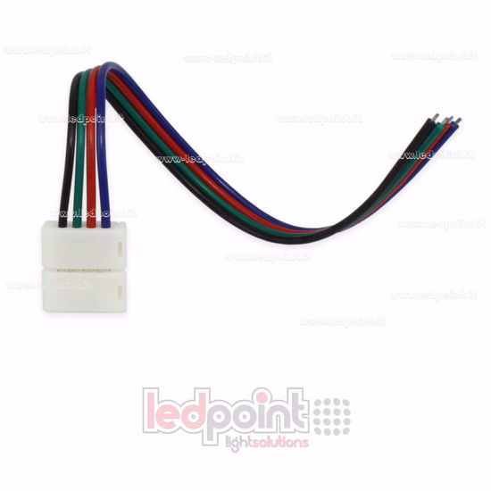 Image de Connecteur avec câble de 14 cm pour 5050 RGB rubans led