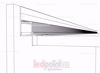 Image de Profilé angulaire en aluminium pour placoplâtre 16x12mm, 3 mètres