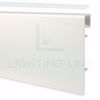 Image de Profilé en aluminium pour plinthe 14x80mm, 2 mètres