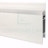 Image de Profilé en aluminium pour plinthe 75x13mm, 2 mètres