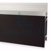 Image de Profilé en aluminium pour plinthe 75x13mm, 2 mètres
