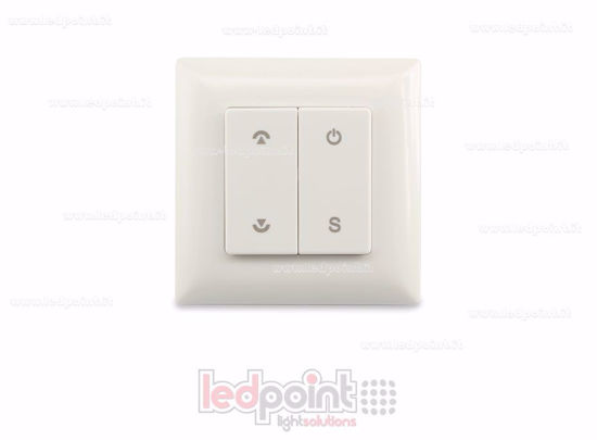 Image de Télécommande murale 86x86mm monocouleur 1 zone 1 scène RF2.4G