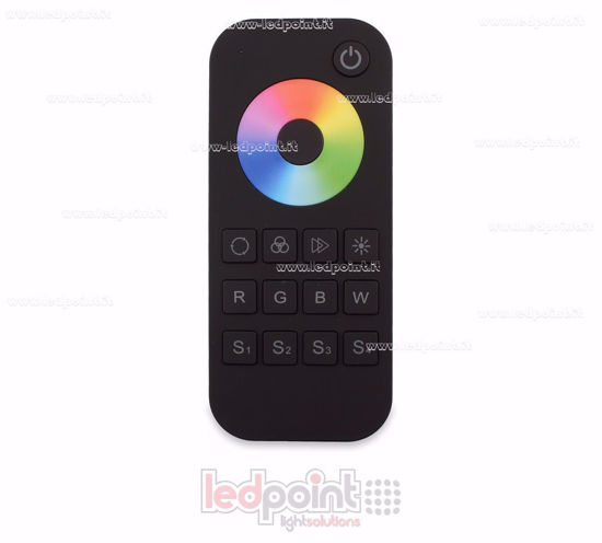 Image de Télécommande RGB/RGBW, 1 zone, noir. RF2.4G