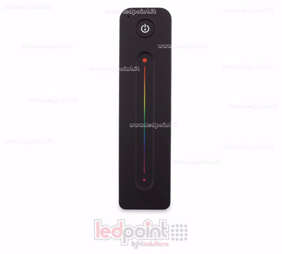 Image de Télécommande RGB avec curseur tactile , 1 zone, noir avec aimant au dos, RF2.4G