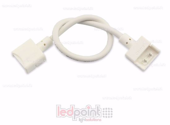 Image de Connecteur double IP67 avec câble de 14cm, 20 AWG, pour rubans led 2835 e 5050 monochrome (PCB 10mm), version réduite