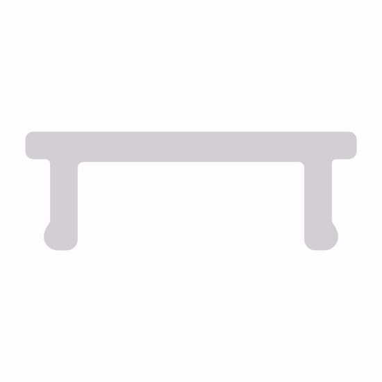 Image de Diffuseur transparent pour profilés type LLP-XXXX-16-X2, 2 mètres