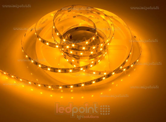 Image de Ruban led 5m jaune 60leds/m 2835 12V 14,4W/m