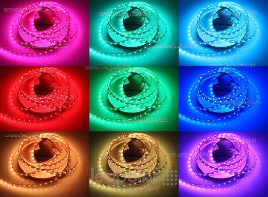 Image de Ruban led RGB 5m 3838 70led/m 24V 13,3W/m PCB 8mm
