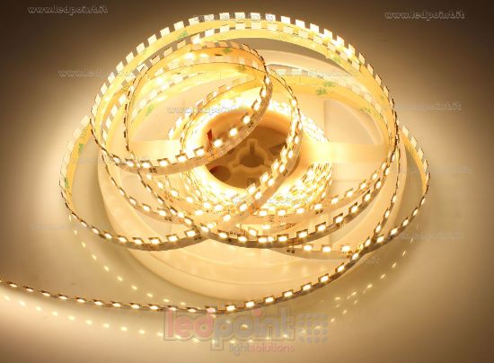 Image de Ruban led d'angle à 90° ajustable 5m blanc chaud 3000K 3step 2835 120 leds/m Honglitronic 24V 14,4W/m