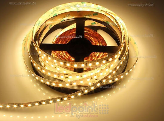 Image de Ruban led blanc chaud 4,5m 2600-2800K 120leds/m 2835 24V 9,6W/m