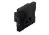 Image de Embout noir avec trou pour câble d'alimentation pour profil en aluminium SL05-03