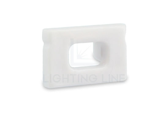 Image de Embout blanc en plastique avec passe-câble pour profilé SL12-16