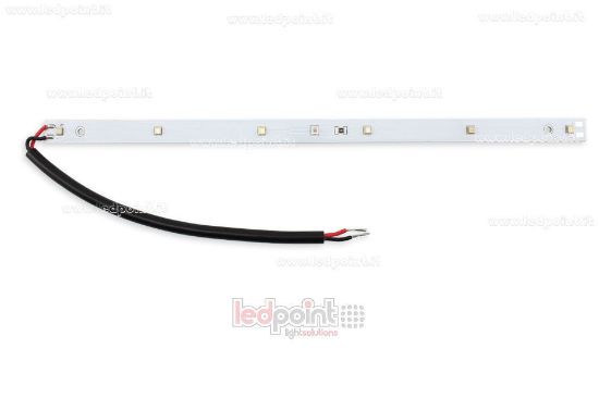 Image de Barre en aluminium 28cm  avec 6 LED UV-C 275nm 3535 + 1 LED rouge 660nm 3535, 0,7A max