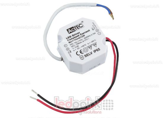 Image de Transformateur Série Mini 12W 700mA IP65 AcTEC