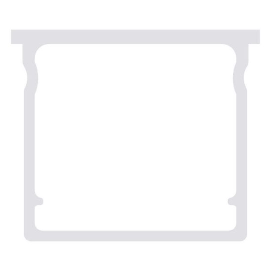 Image de Diffuseur opale étanche pour profilés type LLP-XXXX-13-X3, 3 mètres