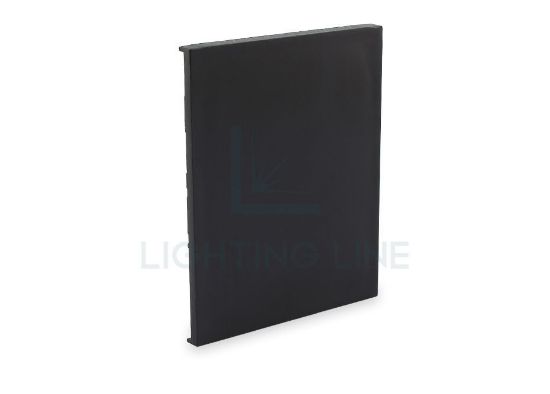 Image de Embout noir en plastique pour profilé en aluminium CL04-18