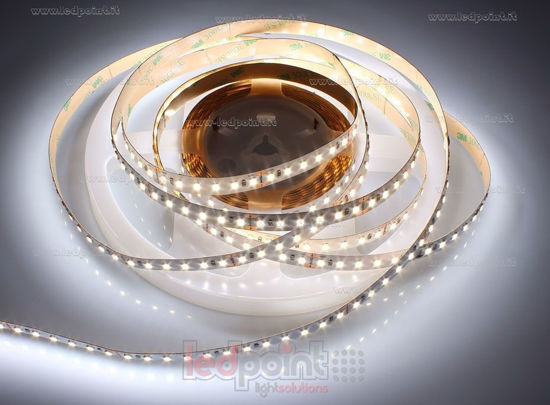 Image de Ruban led blanc 5m 4000K 3step 120leds/m Honglitronic 2835 CRI>90 24V 24W/m