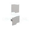 Image de Modèle téléchargeable pour impression 3D d'embout gauche et droit plat pour profilé CC01-06-G3